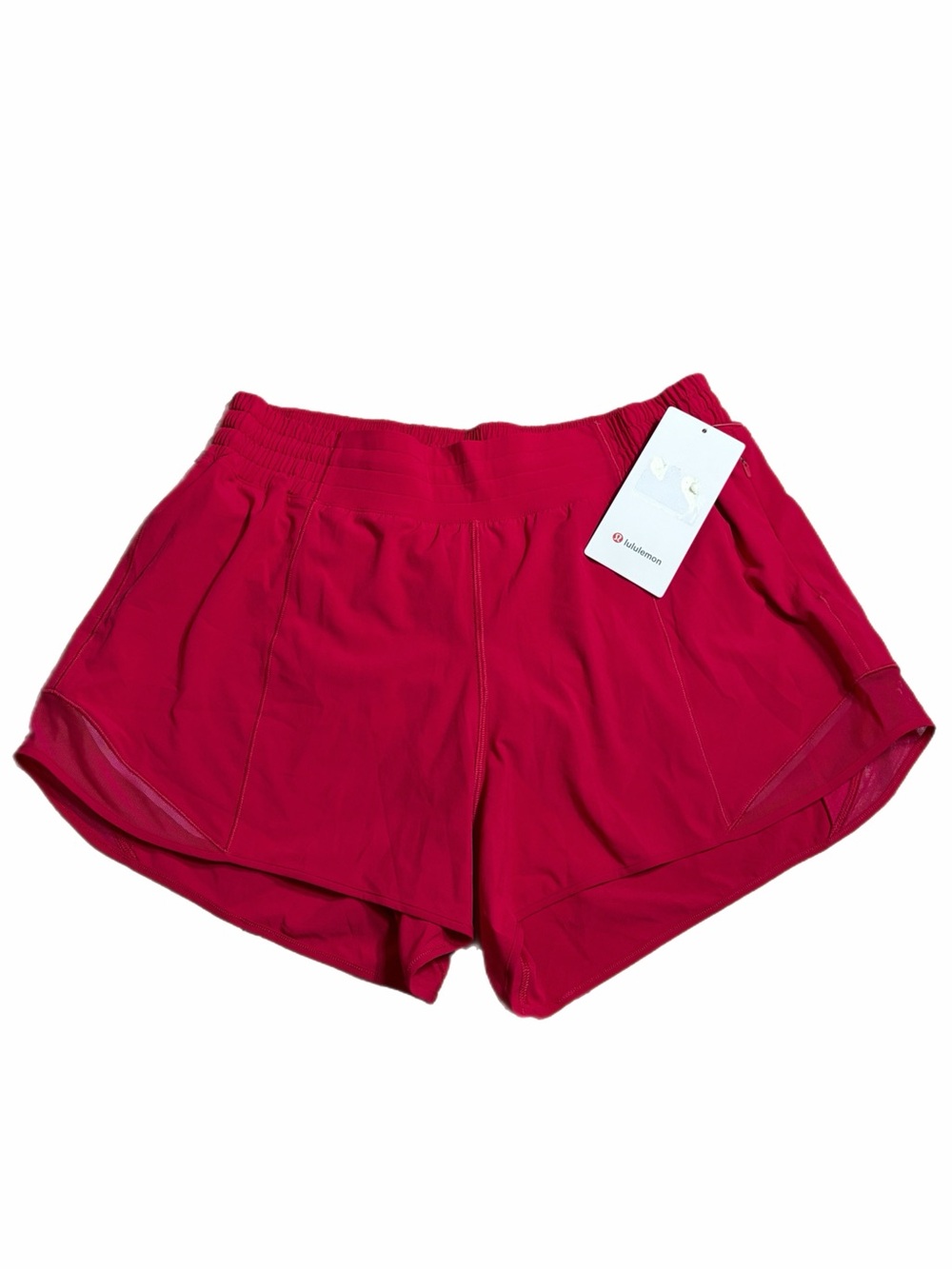 NWT Lululemon Hotty Hot High-Rise Short 4” Lined (Mulberry Spark) Size 12